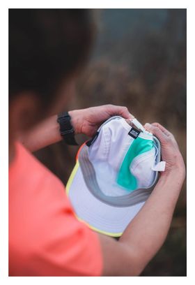 Incylence Running Cap Signature White Blue Fluo