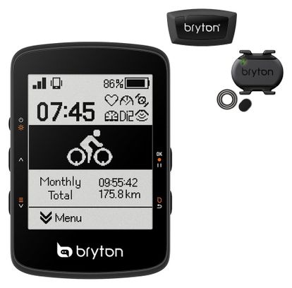 Compteur GPS Bryton Rider 460 D + Capteur cadence/Fréquence cardiaque