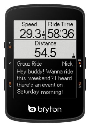 Compteur GPS Bryton Rider 460 D + Capteur cadence/Fréquence cardiaque