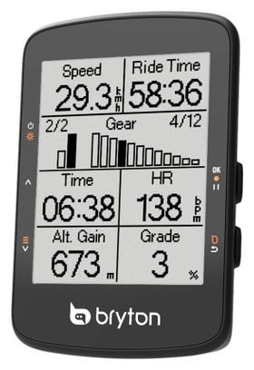 Bryton Rider 460 D GPS Computer Sensor Bundle (Cadence + HR)