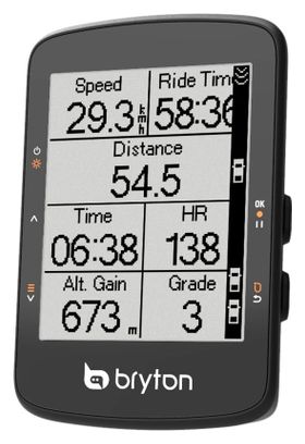 Compteur GPS Bryton Rider 460 D + Capteur cadence/Fréquence cardiaque