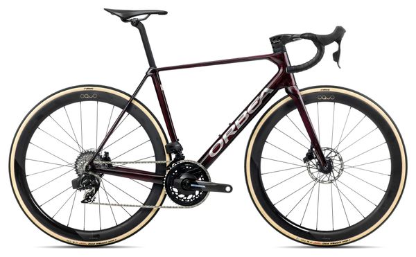 Orbea Orca M21eLTD PWR Rennrad Sram Force eTap AXS 12S 700 mm Weinrot 2025