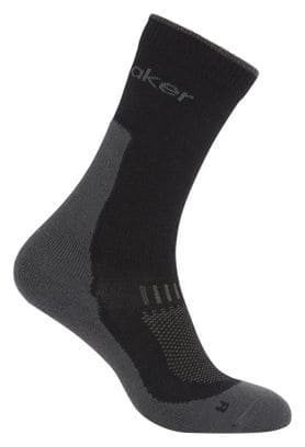 Icebreaker Merino Hike+ Light Crew Socken Schwarz Herren