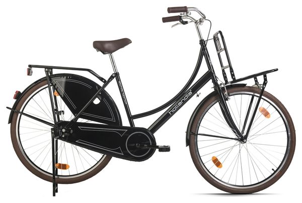 Vélo hollandais dame 28  Royal Dutch monovitesse noir Hollandia