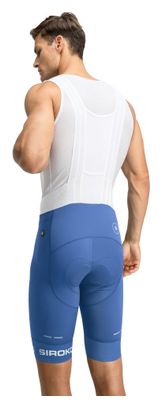 Cuissard vélo court homme Cyclisme BX Umbrail Bleu Marine