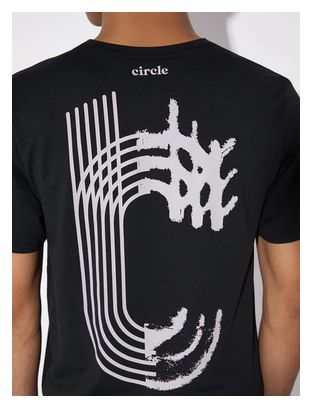 Circle Agility Run Track T-Shirt Zwart Heren