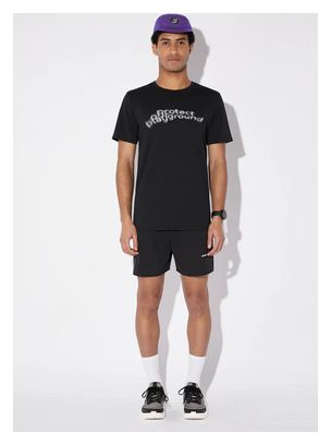 Circle Agility Run Track T-Shirt Zwart Heren