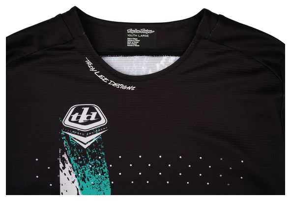 Maglia a maniche lunghe per bambini Troy Lee Designs Sprint Youth, nera