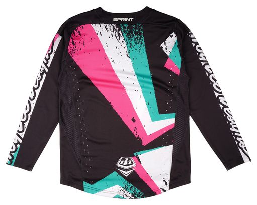 Maglia a maniche lunghe per bambini Troy Lee Designs Sprint Youth, nera