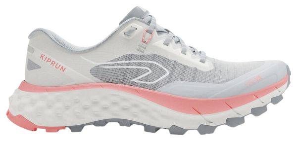 Women's Trail Running Shoes Kiprun MT Cushion Grey/Rose