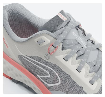 Chaussures Trail Kiprun MT Cushion 2 Gris/Rose Femme