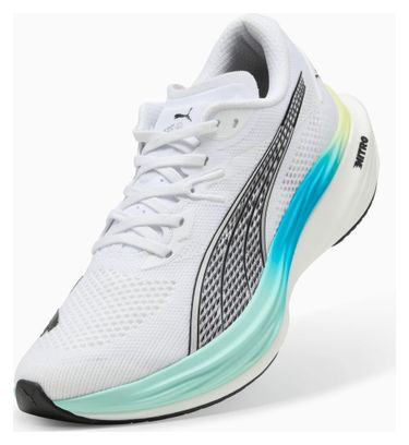 Zapatillas Puma Deviate Nitro 3 Blanco/Azul Para Hombre