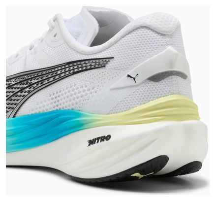 Zapatillas Puma Deviate Nitro 3 Blanco/Azul Para Hombre
