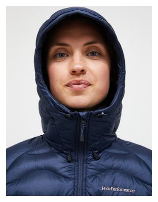 Piumino Peak Performance Helium da donna con cappuccio Blu