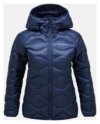 Piumino Peak Performance Helium da donna con cappuccio Blu