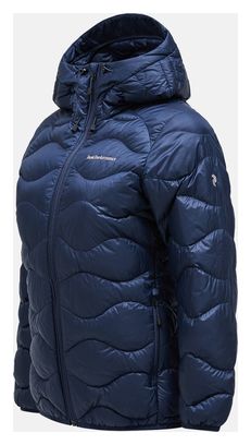 Piumino Peak Performance Helium da donna con cappuccio Blu