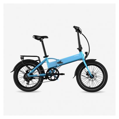 Legend Monza Vélo Electrique Pliant Smart eBike Roues de 20 Pouces  Freins Disque Hydraulique  Batterie 36V 10.4Ah Sanyo-Panasonic (374.4Wh)  Bleu Steel