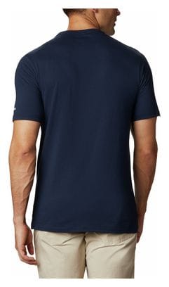 T-Shirt Columbia Csc Basic Logo II Bleu Marine