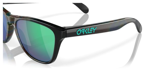 Lunettes Jeunes Oakley Frogskins XS Dark Galaxy / Prizm Jade / Ref : OJ9006-4153