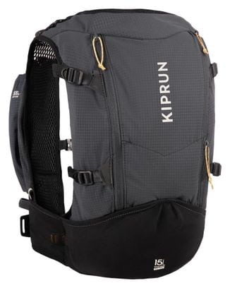 Kiprun Unisex 15L Hydratatietas + 2L Water Pocket Zwart