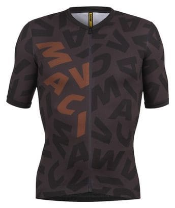 Mavic Aksium Graphic Bronze/Carbon Short-Sleeve Jersey