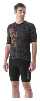Maillot Manches Courtes Mavic Aksium Graphic Bronze/Carbone