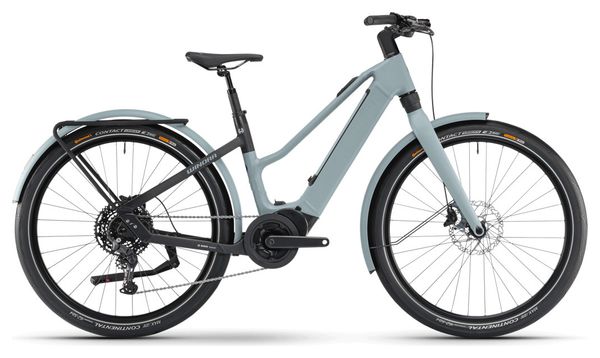 Elektro-Citybike Winora IRide Pure X10 Mid Shimano Cues 10S 400Wh 27,5'' Grün 2024