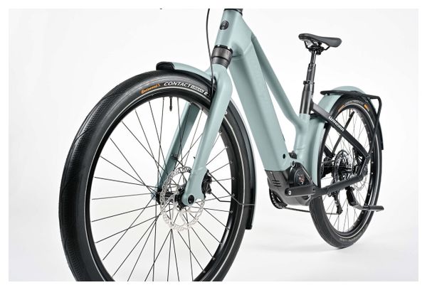 Bicicleta eléctrica urbana Winora IRide Pure X10 Mid Shimano Cues 10S 400Wh 27,5'' Verde 2024