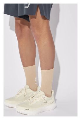 Circle Running Socks Speedy High Planet Beige