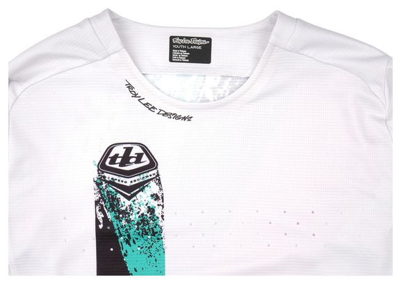 Maglia a maniche lunghe Troy Lee Designs Sprint Youth White