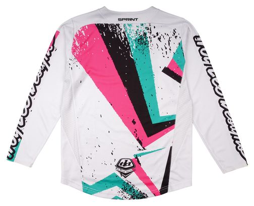 Maglia a maniche lunghe Troy Lee Designs Sprint Youth White