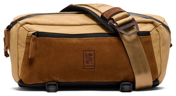 Borsa a tracolla unisex Chrome Mini Kadet 5L Marrone/Beige