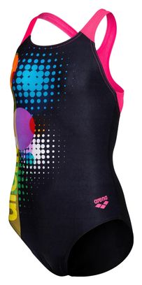 Maillot de Bain Arena Dots Noir/Multicolore Fille
