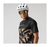 Scott Vertic LT Black Short-Sleeve Jersey