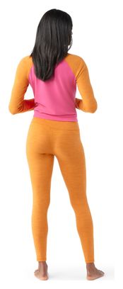 Sous-Pantalon Baselayer Smartwool Classic Thermal Merino Base Layer Orange Femme