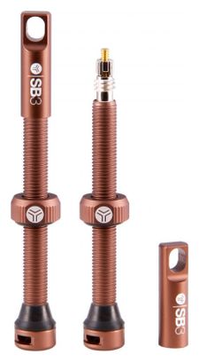  Kroma SB3 Tubeless Presta Valves (Bronze)