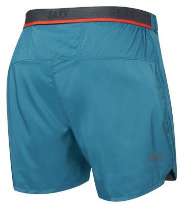 Saxx Hightail Running Shorts 2N1 5in Blue