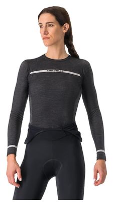 Women's Castelli Merino Seamless Baselayer Black