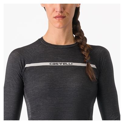 Baselayer Women Castelli Merino Seamless Black