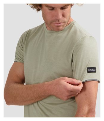 Maillot Manches Courtes De Running Rogelli Distance Moutarde Homme