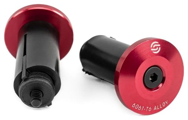 BMX handlebar ends Salt Simple Red