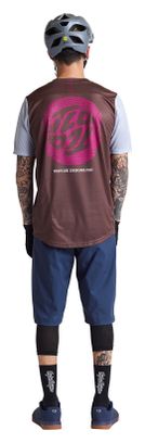 Maillot Manches Courtes Troy Lee Designs Flowline Gris/Marron
