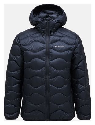 Piumino Peak Performance Helium da uomo con cappuccio Nero