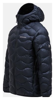 Piumino Peak Performance Helium da uomo con cappuccio Nero