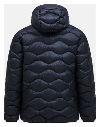 Piumino Peak Performance Helium da uomo con cappuccio Nero
