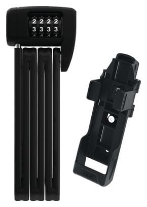 Abus Bordo Lite 6055C/85 BK Folding Lock + SH Support Black