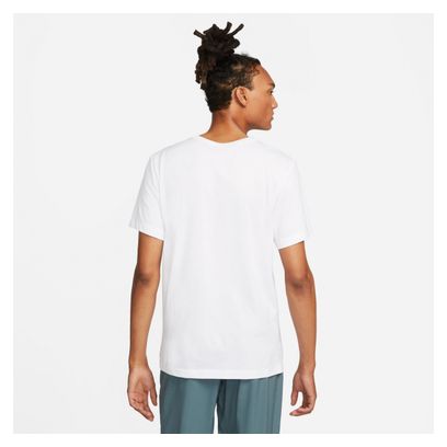 Nike Dri-Fit Trail Kurzarm-T-Shirt Weiß
