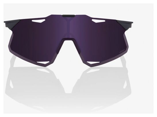 100% Hypercraft Glasses - Matte Metallic Digital Brights - Dark Purple Lenses