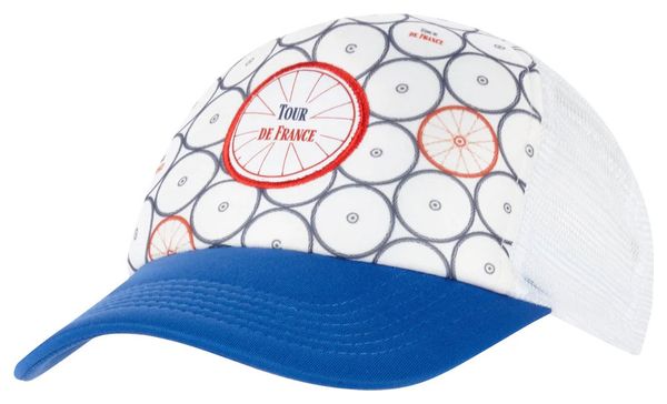 Tour de France Cap Made In France White Blue