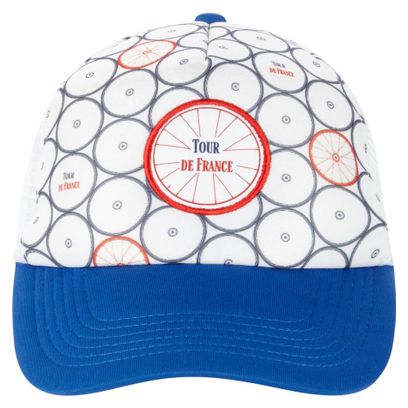 Tour de France Cap Made In France White Blue